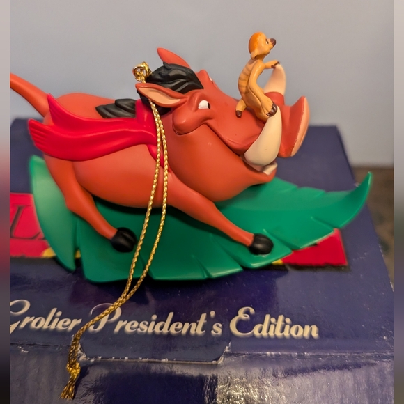 Lion King Pumbaa and Timon Ornament - Picture 1 of 8